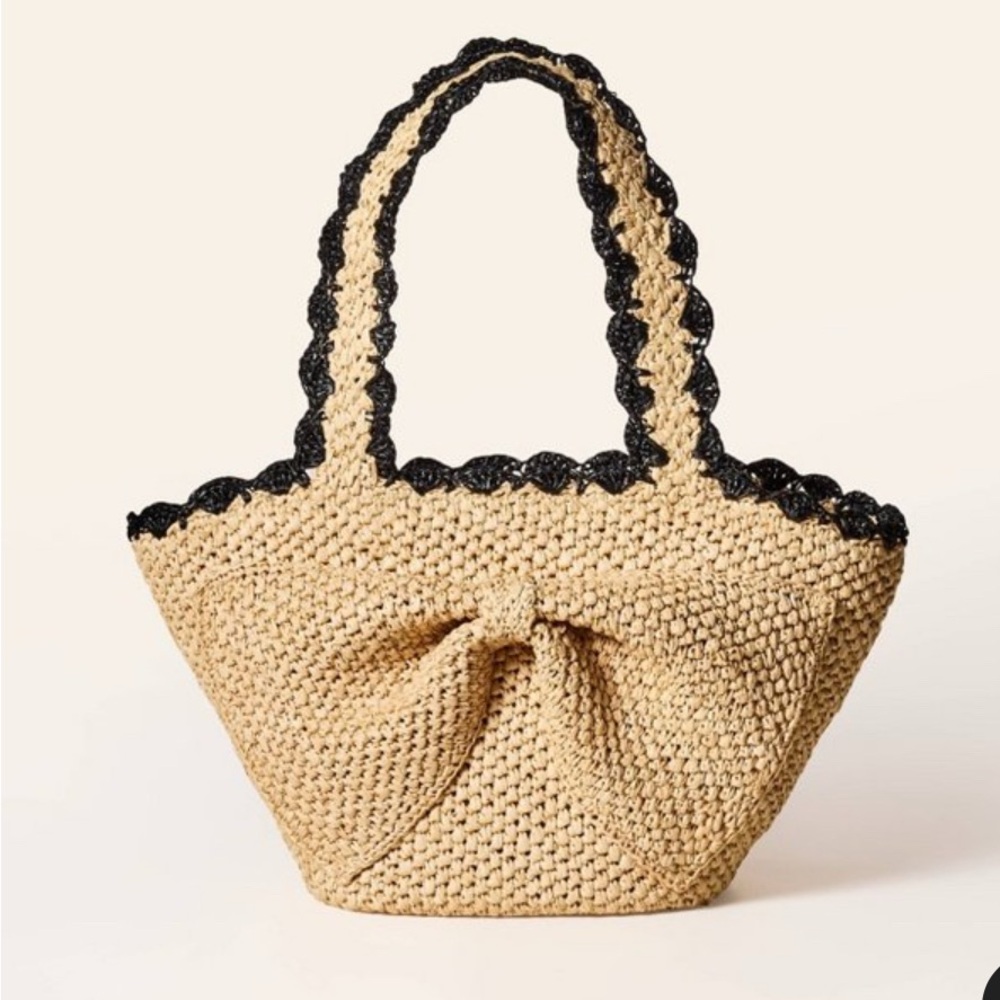Kate spade x Target Raffia Bow Tote Tote Bag